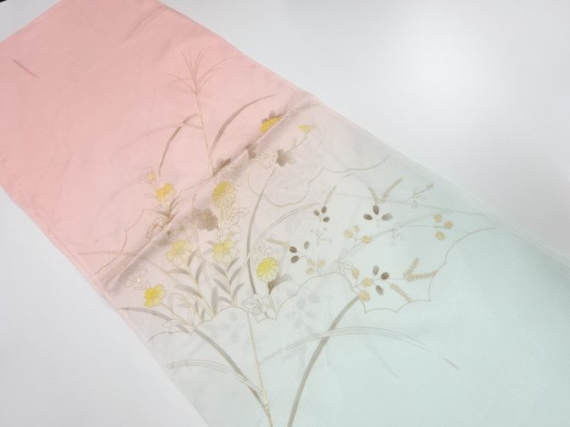 未使用品　正絹　帯揚げ